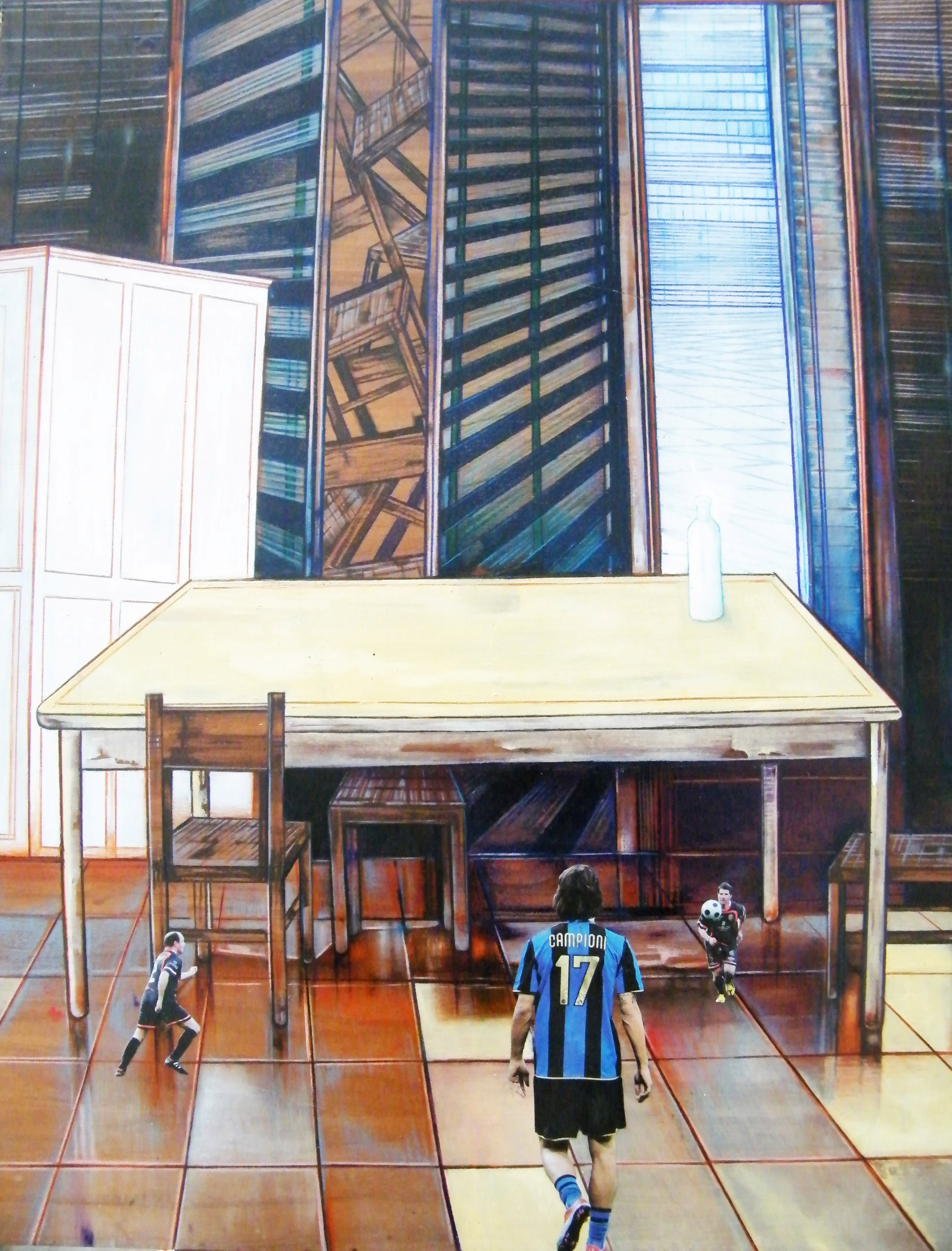 piccoli talenti - tecnica - olio su tavola - cm 50 x 70
